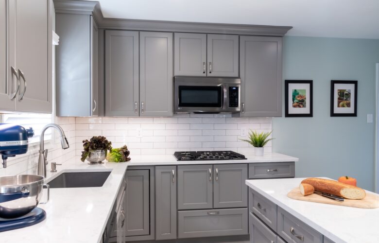 Kitchen Renovation in Gray and White