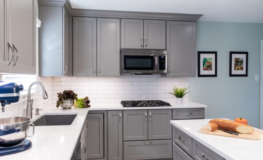 Kitchen Renovation in Gray and White