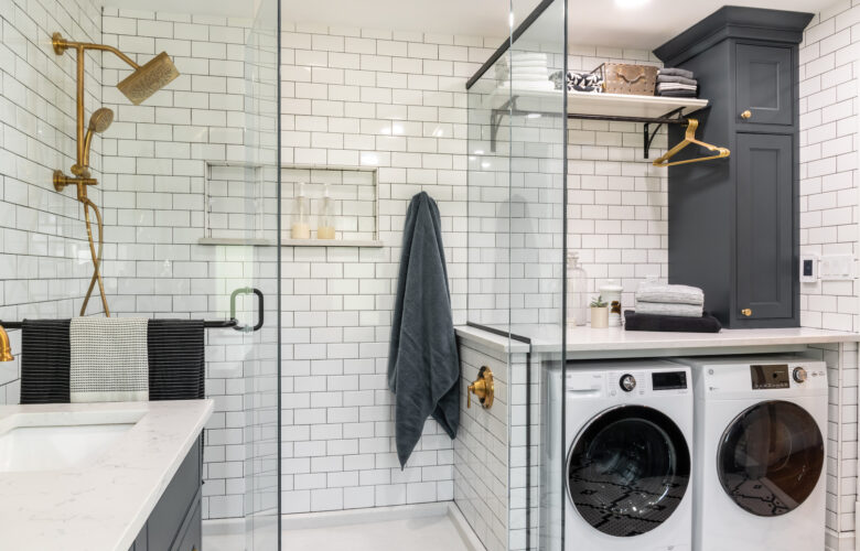 Laundry Room and Master Bath