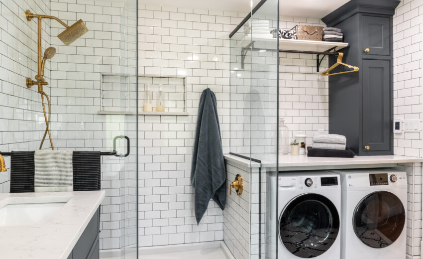 Laundry Room and Master Bath