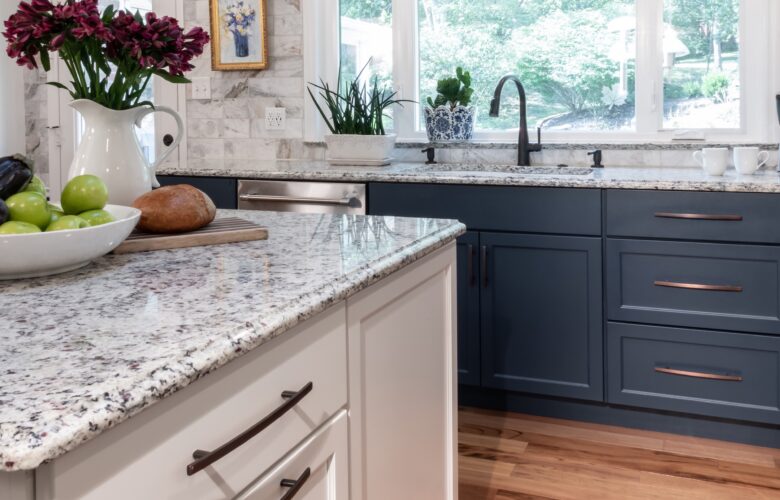 Navy & White Kitchen