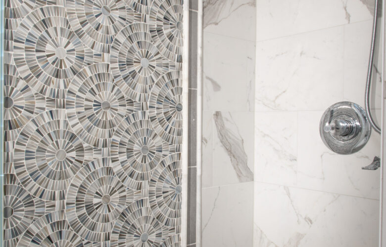 Striking Tile Bath