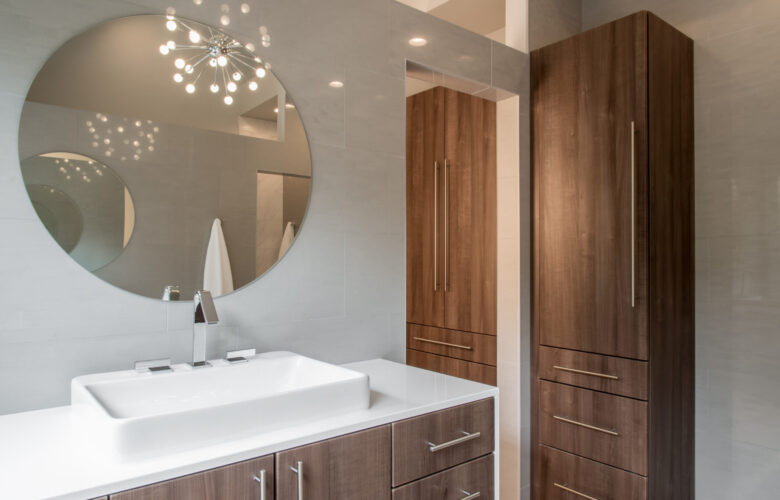 Serene, Contemporary Primary Bath