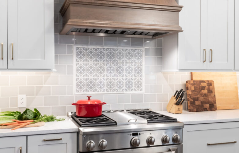 Warm Wood & White Kitchen