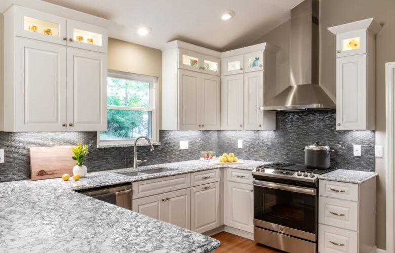 Transitional White Kitchen