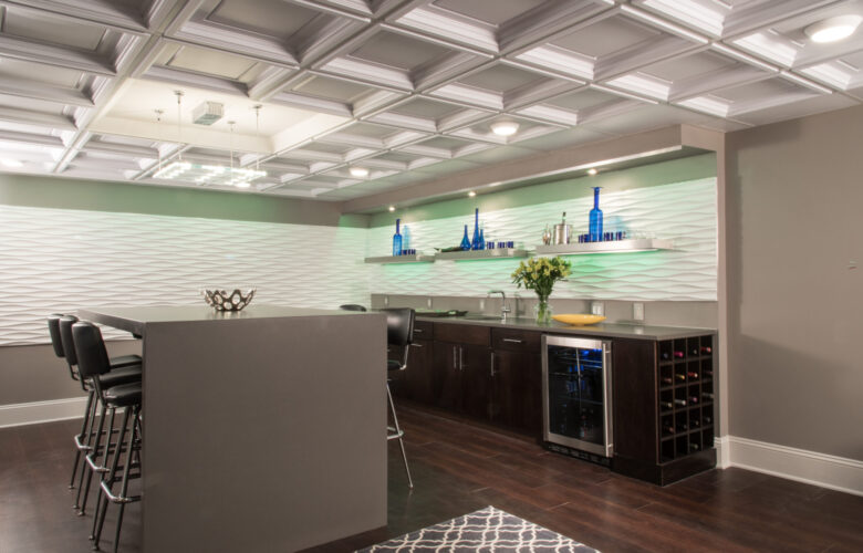 Contemporary Home Bar