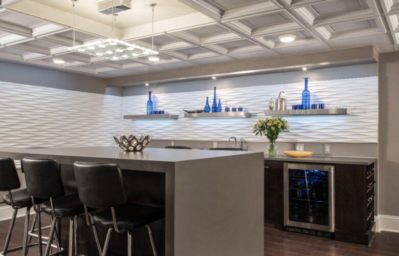 Contemporary Home Bar