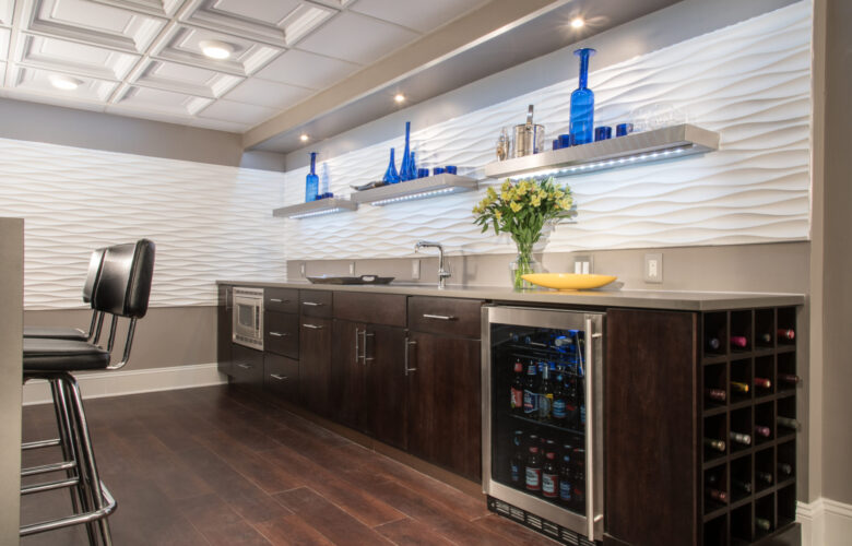 Contemporary Home Bar