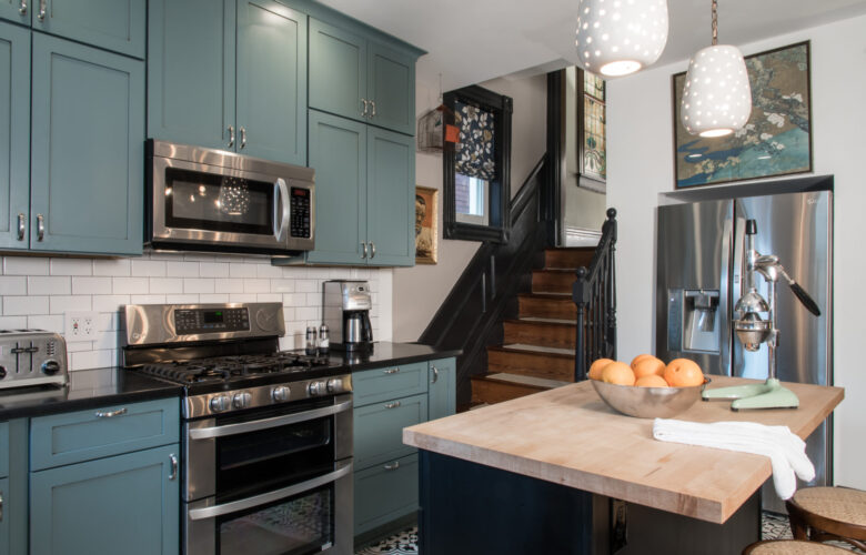 Colorful Farmhouse Kitchen