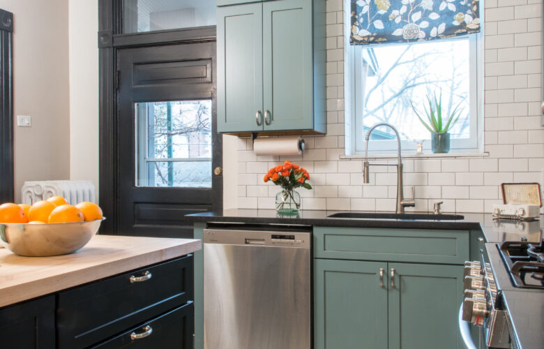 Colorful Farmhouse Kitchen